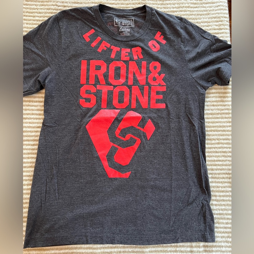 Strongman Grip Shirt - Iron & Stone - Large
